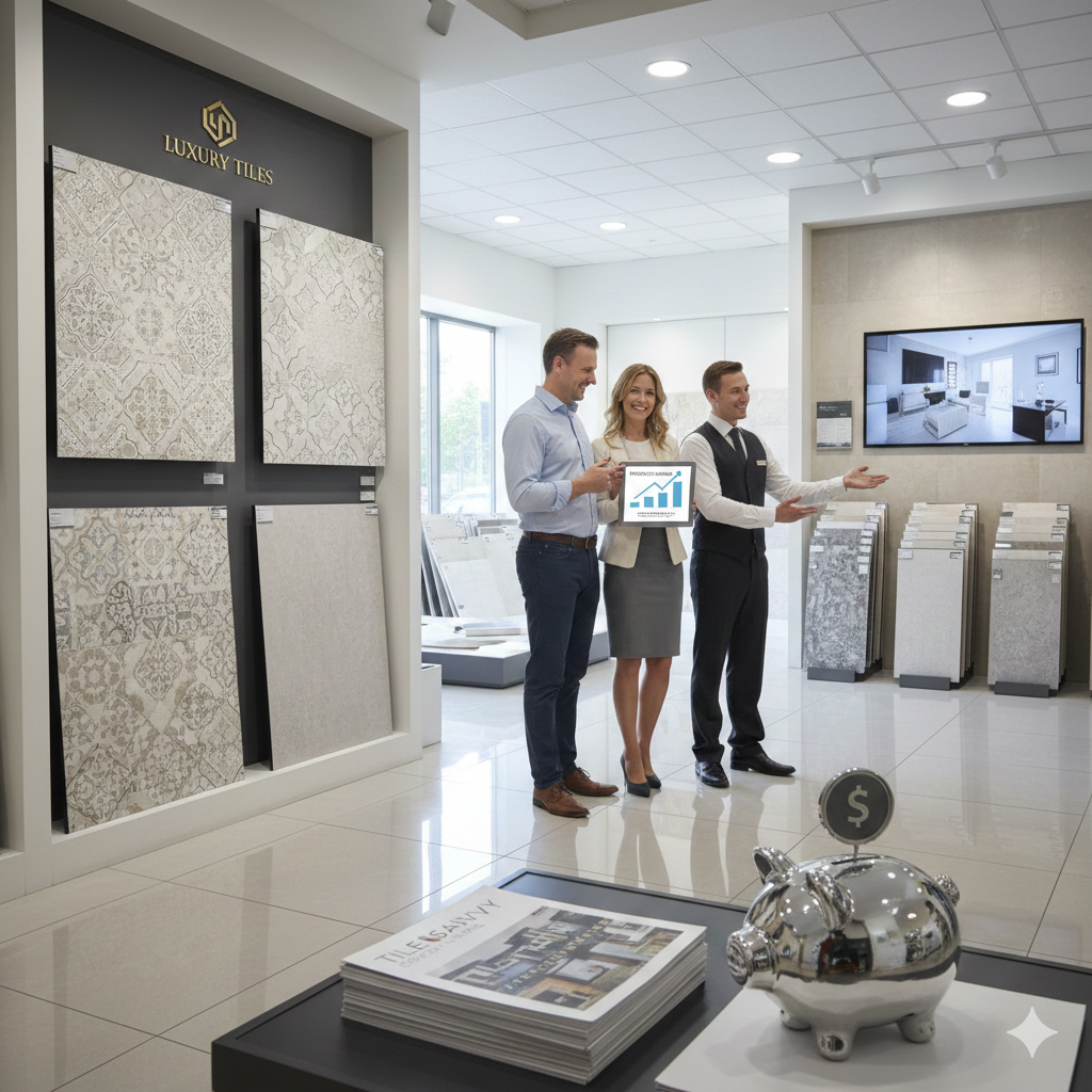Cost Control Benefits of Choosing a Branded Tiles Showroom