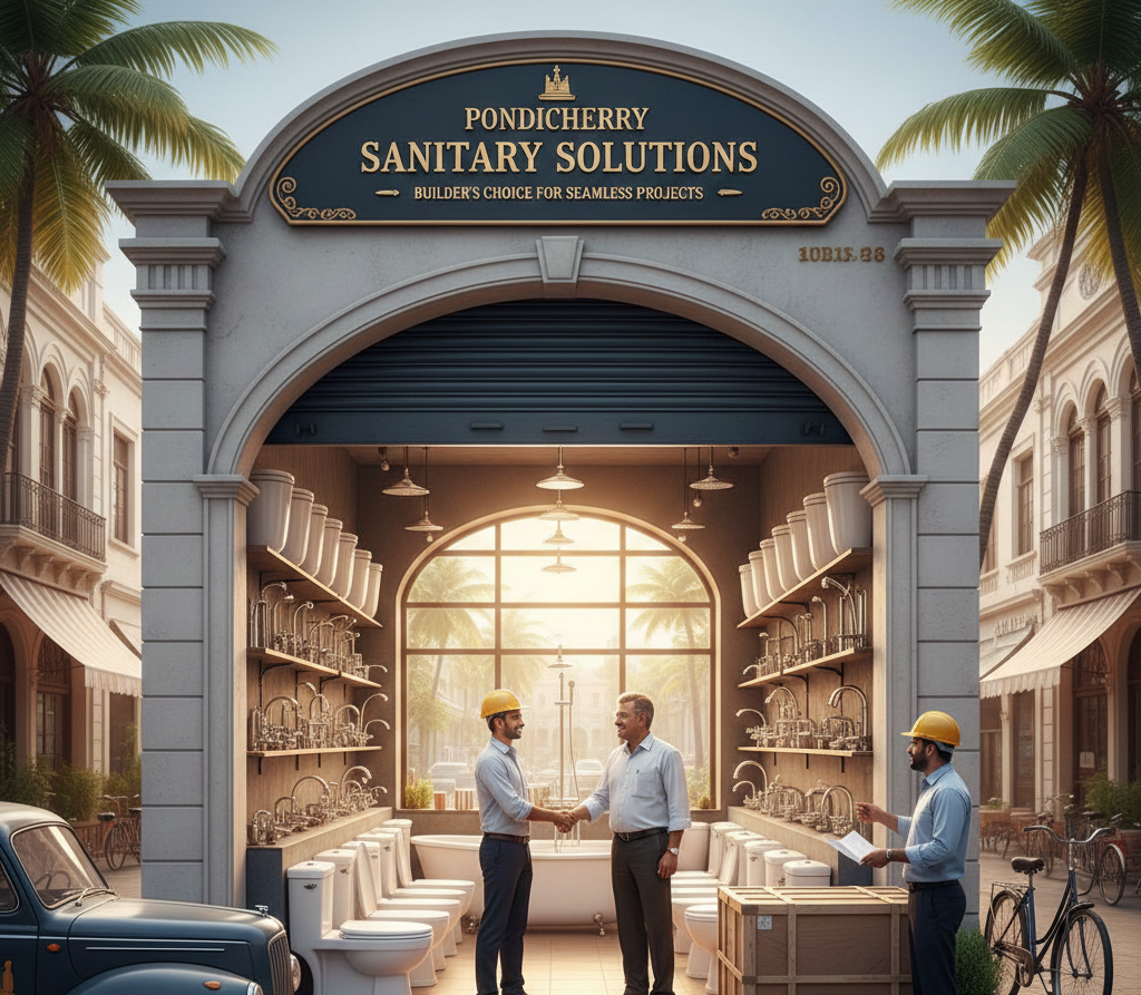 Why Builders Trust a Sanitary Ware Shop in Pondicherry for Hassle-Free Projects